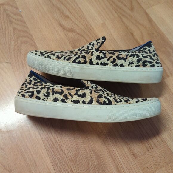 Rothys Little Desert Cat The Original Slip On Shoes Womens 6.5 Animal Print - Picture 5 of 8